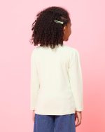 ⁦REDTAG Girls Pony Embellished T-Shirt⁩ - الصورة ⁦3⁩