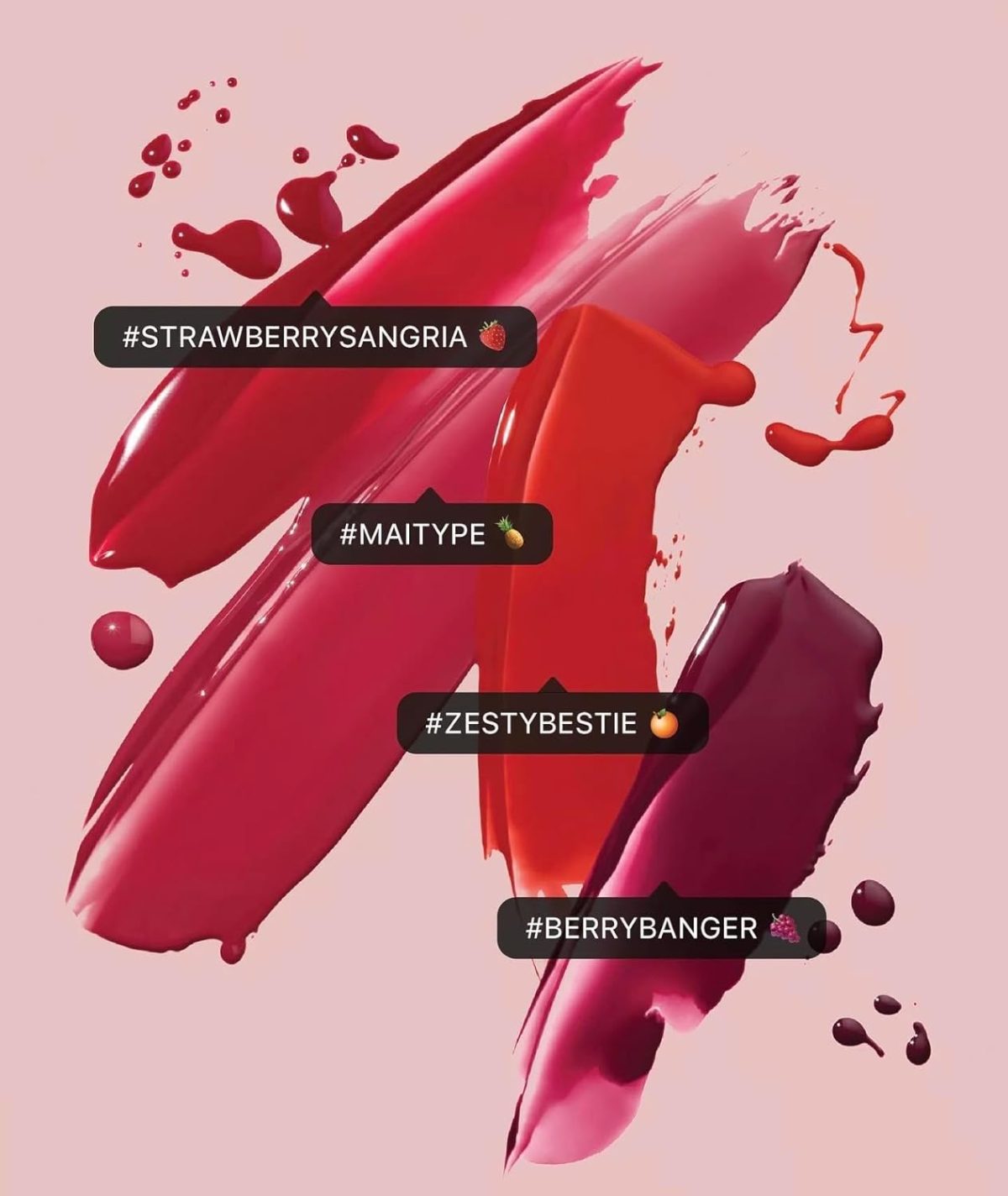 ⁦FENTY BEAUTY Poutsicle Hydrating Lip Stain - # 03 Strawberry Sangria - 6.5ml/0.22oz⁩ - الصورة ⁦3⁩
