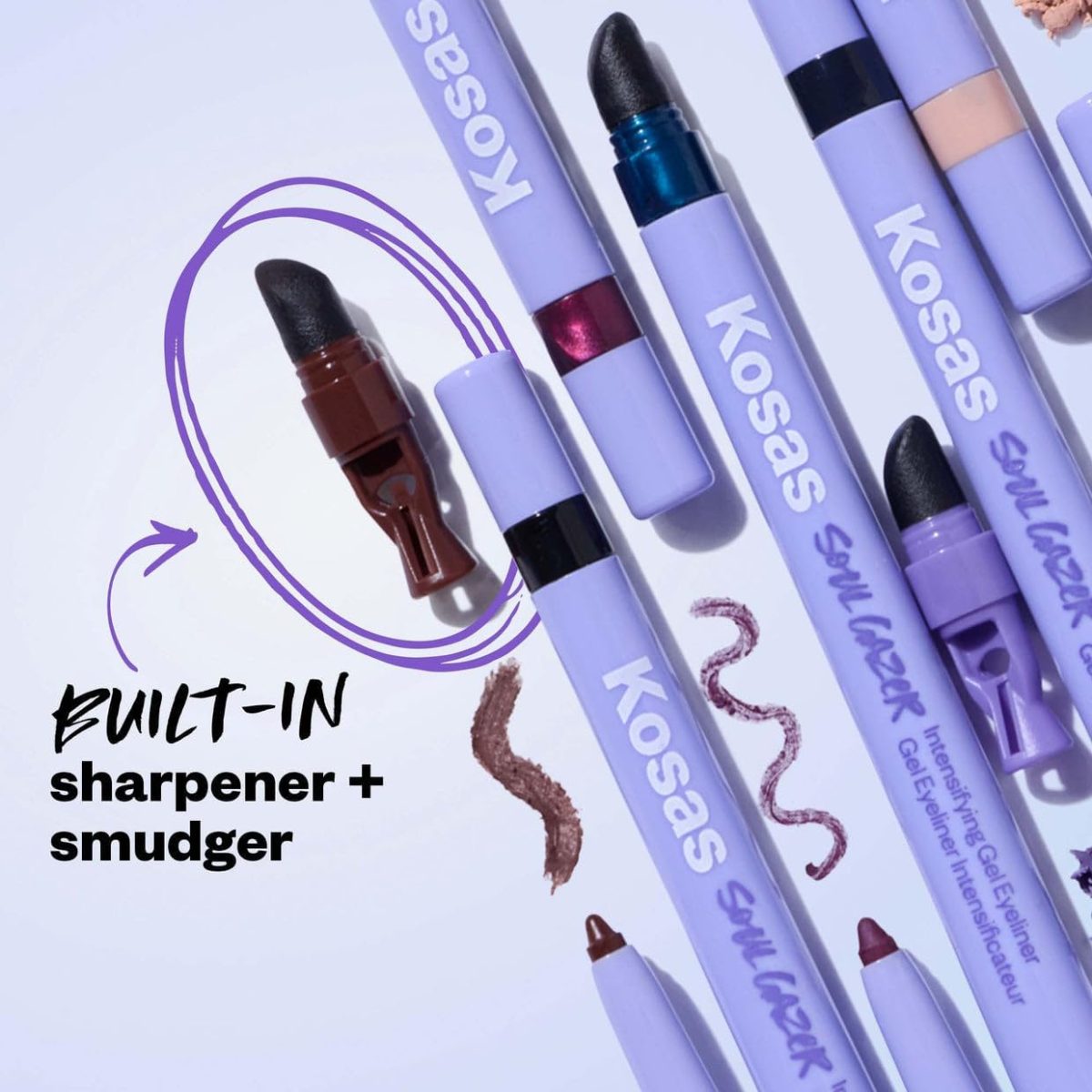 ⁦Kosas - WATERPROOF GEL EYELINER: Get a flawless look all day long with our Soulgazer intensifying gel liner. This durable eyeliner is resilient⁩ - الصورة ⁦7⁩