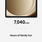 ⁦Samsung Galaxy Tab A9+ Plus 11” 64GB Android Tablet, Big Screen, Quad Speakers, Upgraded Chipset, Multi Window Display, Slim, Light, Durable, Kids Friendly Design, US Version, 2024, Silver⁩ - الصورة ⁦6⁩