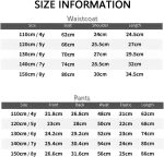 ⁦Goodern Girls Hot Pink Cowgirl Costume,Sleeveless Top Flare Pants Kids Cosplay Costume Set,Kids Disco Outfits Movie Dress up for Halloween Birthday Party Stage for Girls Aged 4-12⁩ - الصورة ⁦5⁩