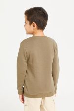 ⁦REDTAG Boys Mustard And Sweatshirt Set (2 Piece)⁩ - الصورة ⁦3⁩