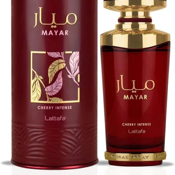 Lattafa Mayar Cherry Intense Eau de Parfum Spray for Unisex, 3.4 Ounce