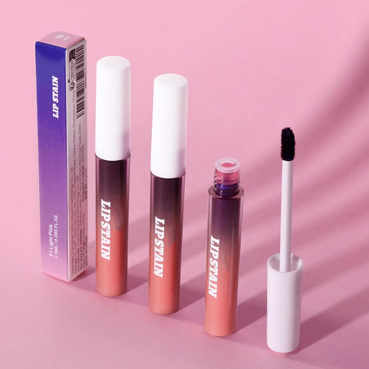 ⁦Mrettick Peel Off Lip Stain 3 Colors Matte Tattoo Peel Off Lip Liner Set Long-lasting Waterproof Nude Lip Gloss Highly Pigmented Tattoo Lip Tint Stain (#1, M)⁩ - الصورة ⁦8⁩