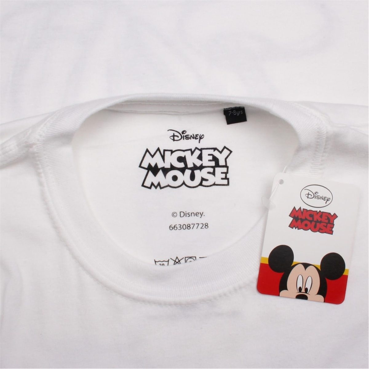 ⁦Disney Girl's Mickey Mouse Sketch T - Shirt⁩ - الصورة ⁦4⁩