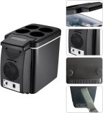 ⁦Avcbno Compact refrigerator سخان فريزر ثلاجة السيارة Mini Auto Freezer Cooler & Warmer Electric الثلاجة الثلجية المحمولة الثلج الثلج المحمولة ،⁩ - الصورة ⁦3⁩