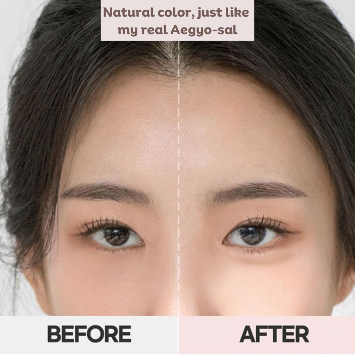 ⁦Produco [thebom] AegyoSal Eyeliner Under-Eye Enhancing Pencil Highlighter Eye Makeup (2set) (Volume Beige + Shadow Brown)⁩ - الصورة ⁦2⁩