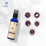 ⁦Lafz 10-In-1 Advanced Hair Oil. A Blend Of 10 Magical Oils. Made With 98% Natural Oils. Reduces Hair Fall, Breakage. Stronger Roots. Controls Dandruff. Adds Lustre & Reduces Split Ends. 100 Ml⁩ - الصورة ⁦9⁩