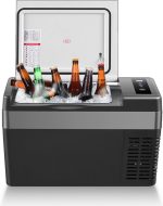 QBNZAXC Mini fridge 25L Refrigerator Freezer Mini Fridge Electric Cooler Warmer Box For Camping Travel Home Office Fridge
