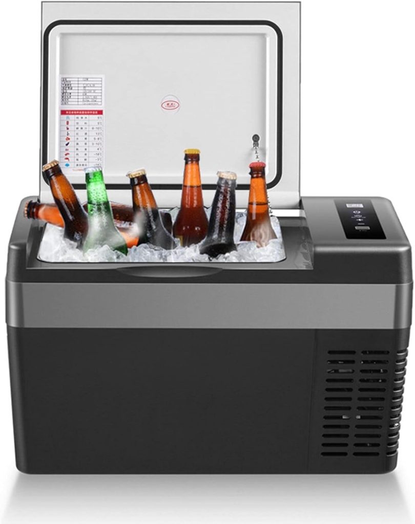 QBNZAXC Mini fridge 25L Refrigerator Freezer Mini Fridge Electric Cooler Warmer Box For Camping Travel Home Office Fridge