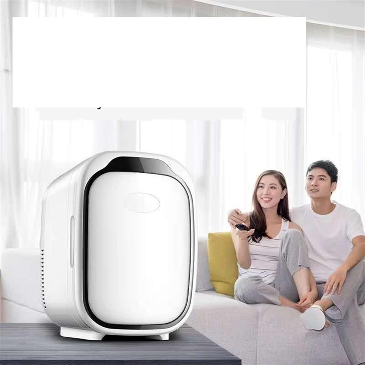 ⁦QBNZAXC Mini fridge Mini Refrigerator, Refrigerator, Cosmetics, Facial Mask, Refrigerator, Student Dormitory, Refrigerator, Refrigeration⁩ - الصورة ⁦2⁩