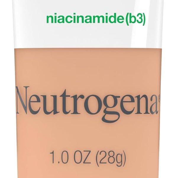 Neutrogena Clear Coverage Flawless Matte CC Cream, Full-Coverage Color Correcting Cream Face Makeup with Niacinamide (b3), Hypoallergenic, Oil Free & Fragrance Free, Sand, 1 oz