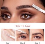 ⁦NALACAL 2Pcs Clear Brow Mascara Setting Gel Makeup Set,Eye Brow Eyebrow Glue Soap Wax Lift Gel Clear,gel para cejas transparente,Brow Fast Sculpt,Cruelty Free,Long Lasting Waterproof Cosmetics Make Up⁩ - الصورة ⁦5⁩