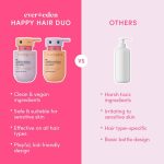 ⁦Evereden Kids Haircare Set: Hair Detangling Shampoo & Conditioner for Children Ages 3+, Plant Protein Peptides & Argan Oil, Vegan, Free from Sulfate, Paraben, Phthalate & Petrolatum⁩ - الصورة ⁦5⁩