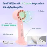 ⁦LZM Lash Shampoo Kit Lash Cleaning - Lash Wash Cleaning Kit with Fan for Cluster Lash/Eyelash Extensions/False Lash, Lash Bath, Lash Foam, Lash Soap, Lash Care, Wash Bottle, Sulfate & Oil Free, 60ml⁩ - الصورة ⁦4⁩