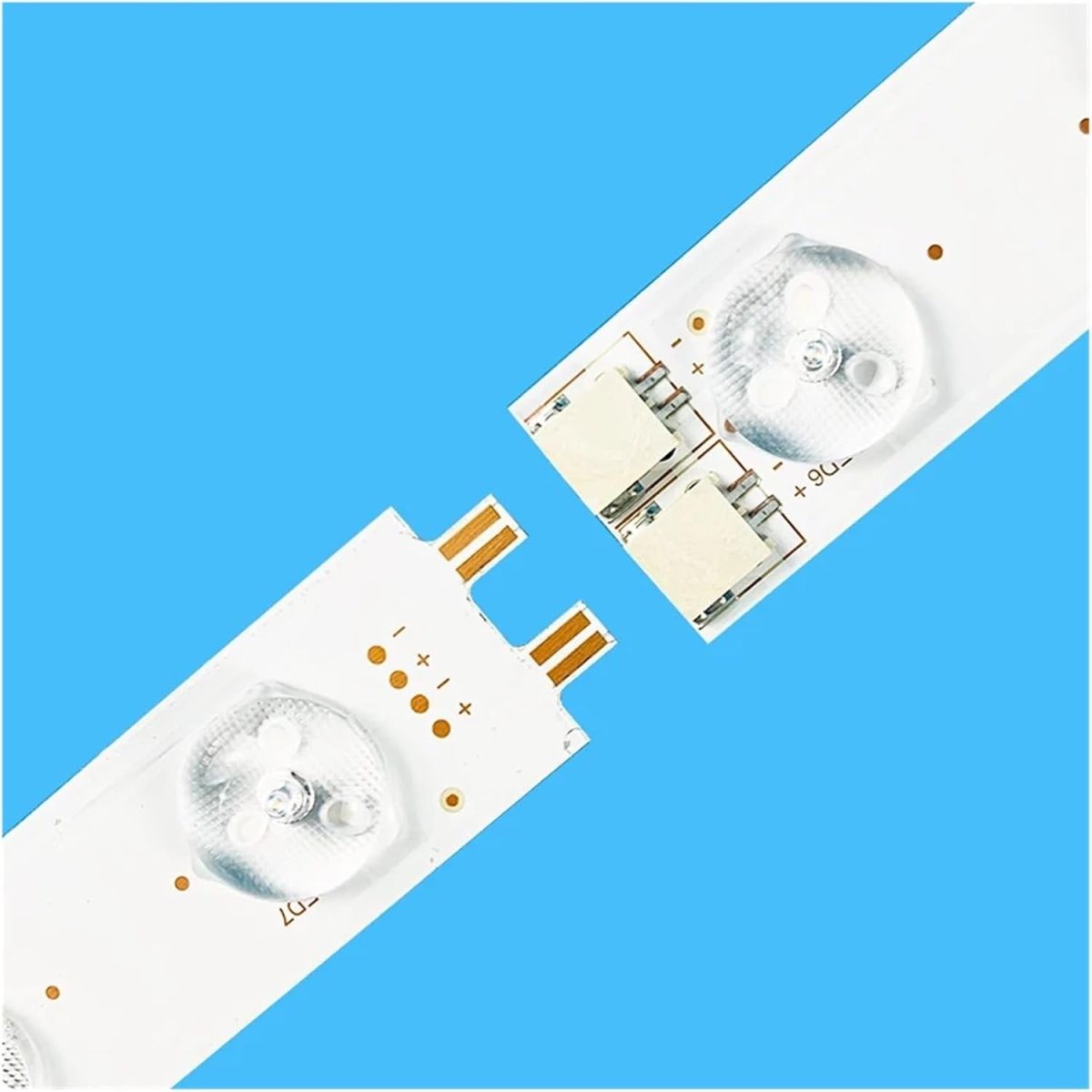 ⁦XSGZFC For TO.SHI/BA 39 inch LCD TV SVT390A07 SVT390A07-REV0.6-L-TYPE-191031 SVT390A07-REV0.6-R-TYPE-191031 790mm 8+8LEDS 3V⁩ - الصورة ⁦2⁩