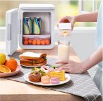 ⁦QBNZAXC Mini fridge Household Small Milk Refrigerator Black Refrigerators For Home Mini Fridge 220v Drinks Freezer Electric Cooler Room Refri⁩ - الصورة ⁦3⁩
