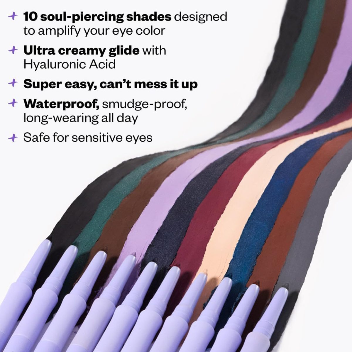 ⁦Kosas - WATERPROOF GEL EYELINER: Get a flawless look all day long with our Soulgazer intensifying gel liner. This durable eyeliner is resilient⁩ - الصورة ⁦6⁩