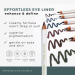 ⁦Honeybee Gardens Effortless Eye Liner, Jet Set | Gluten Free, Vegan, Paraben Free⁩ - الصورة ⁦2⁩