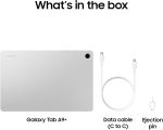 ⁦Samsung Galaxy Tab A9+ Plus 11” 64GB Android Tablet, Big Screen, Quad Speakers, Upgraded Chipset, Multi Window Display, Slim, Light, Durable, Kids Friendly Design, US Version, 2024, Silver⁩ - الصورة ⁦9⁩