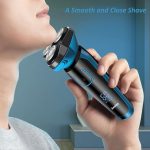 ⁦Aesfee Electric Shaver for Men Waterproof Wet and Dry, Men's Electric Razor Cordless Rechargeable 3D Rotary Electric Shaving Razors with Pop-up Trimmer, LCD Display, Travel Lock⁩ - الصورة ⁦7⁩