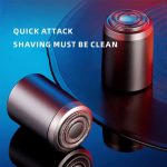 ⁦SopamiMini Electric Shaver, Mini Portable Electric Shaver, Usb Rechargeable Waterproof Electric Razor, SopamiPortable Mini Electric Shaver, Electric Shaver Beard Trimmer (Silver*1)⁩ - الصورة ⁦4⁩