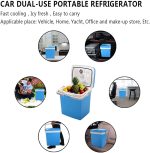 ⁦Avcbno Compact refrigerator Mini Refrigerator Car Home Auto Fridges Drinks Cooler Heater Keep Food Warm Fresh for Car Home Pinic Camping⁩ - الصورة ⁦5⁩