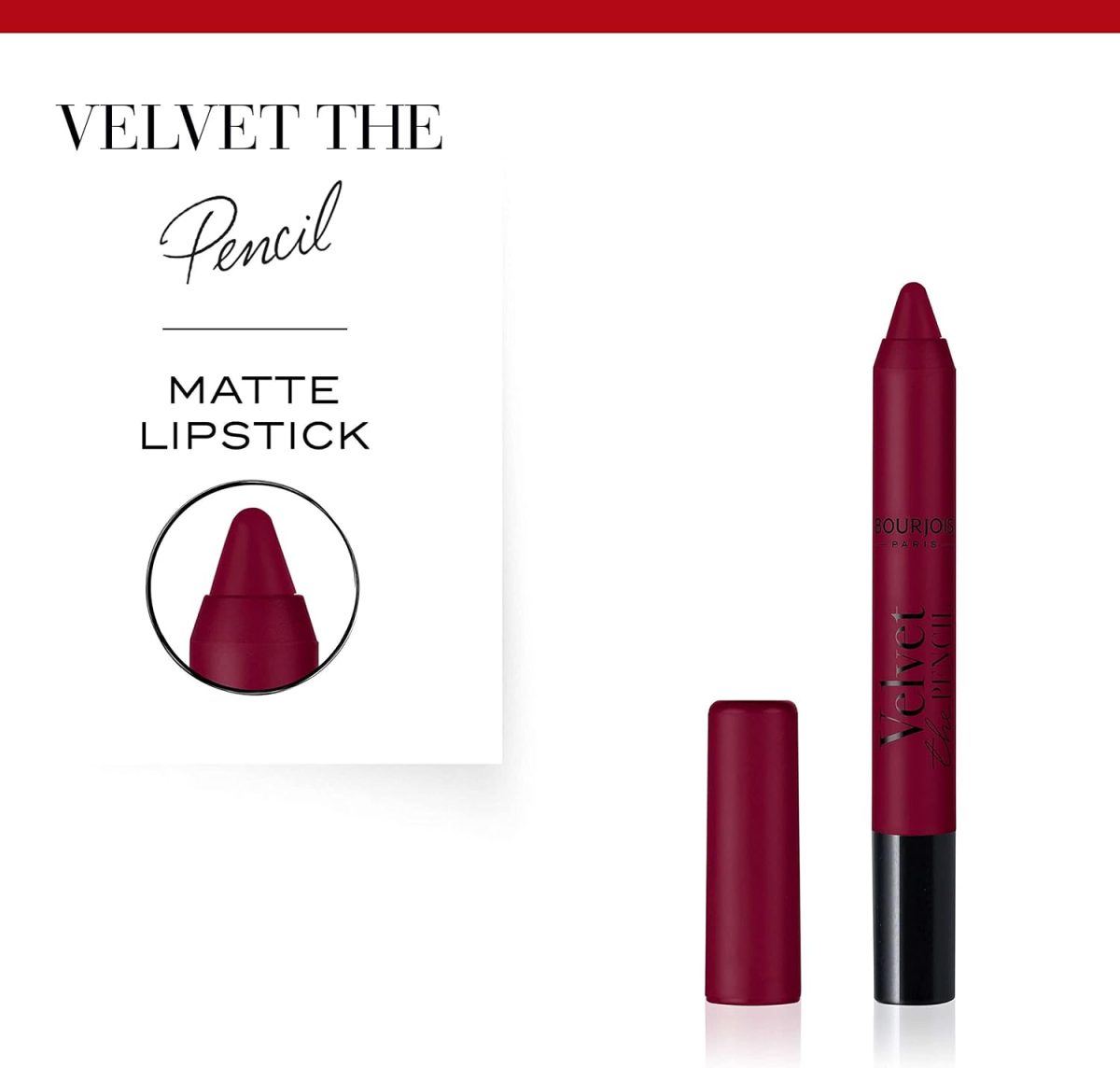 ⁦Bourjois Velvet The Pencil 18 I'm so plu(m)cky 3 g - 0.106 fl oz⁩ - الصورة ⁦4⁩