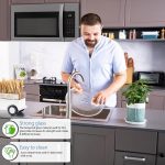 ⁦Goodern 31.5 CM Replacement Microwave Glass Plate Microwave Turntable Tray,Microwave Plate Parts Durable Microwave Tray,Replacement Microwave Glass Turntable for GE,Samsung,Magic Chef,Dishwasher Safe⁩ - الصورة ⁦8⁩
