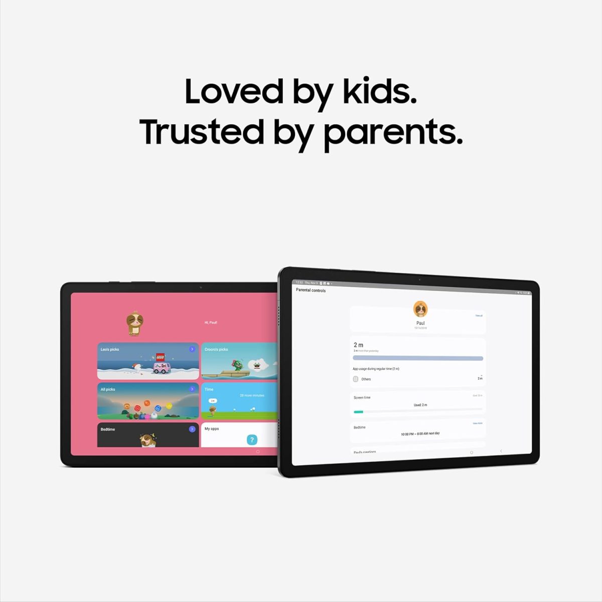 ⁦Samsung Galaxy Tab A9+ Plus 11” 64GB Android Tablet, Big Screen, Quad Speakers, Upgraded Chipset, Multi Window Display, Slim, Light, Durable, Kids Friendly Design, US Version, 2024, Silver⁩ - الصورة ⁦7⁩