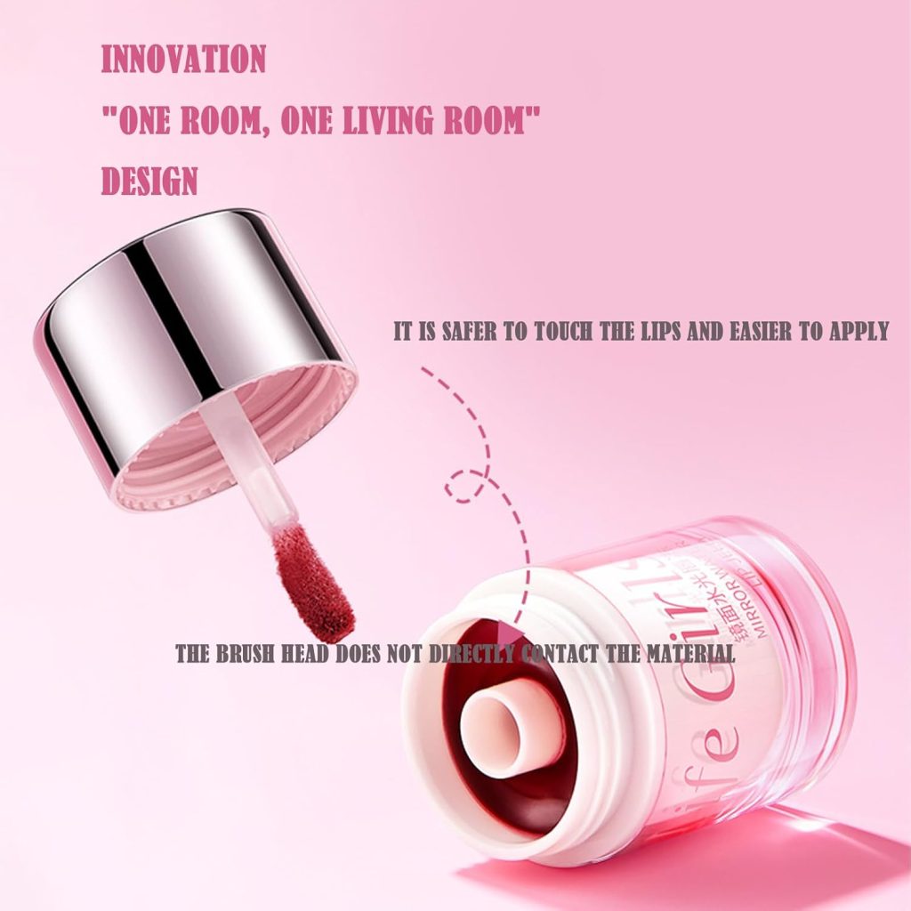 Sitovely 3PCS Hydrating Jelly Lip Gloss, Soft Liquid Lipstick Moisturizing Gloss, Waterproof Non-Stick Cup Lip Glaze, Mirror Sheer Tinted Lip Balm