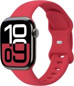 Distore Bands Compatible with Apple Watch 38mm 40mm 41mm 42mm 44mm 45mm 49mm, Soft Silicone Replacement Sport Accessory Strap Wristband for iWatch Series Ultra/Ultra 2 9/8/7/6/5/4/3/2/1 SE Women Men