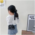 ⁦Trendy Crossbody Bag, Princess Style Shoulder Purse for Toddlers, Pearl Chain Handbag, Small Girls Fashion Accessory, Gift for Little Girls⁩ - الصورة ⁦5⁩