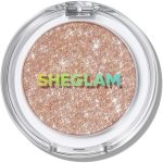 SHEGLAM Enigma Sparkly Eyeshadow Longwear Eyeshadow Single, High-Pigment Eye Shadow Compact, Smooth & Blendable Colors-Stunner