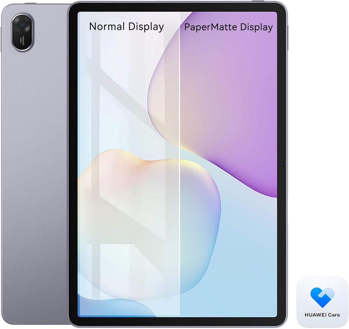 ⁦HUAWEI MatePad 11.5 2025 Tablet 2.5K 120Hz Eye Comfort PaperMatte Display, 8+256GB, 10100 mAh Battery, 40W SuperCharge, WiFi 6, Bluetooth 5.2, WPS Office, Note, Quad Speakers, HUAWEI Care+, Grey⁩ - الصورة ⁦2⁩