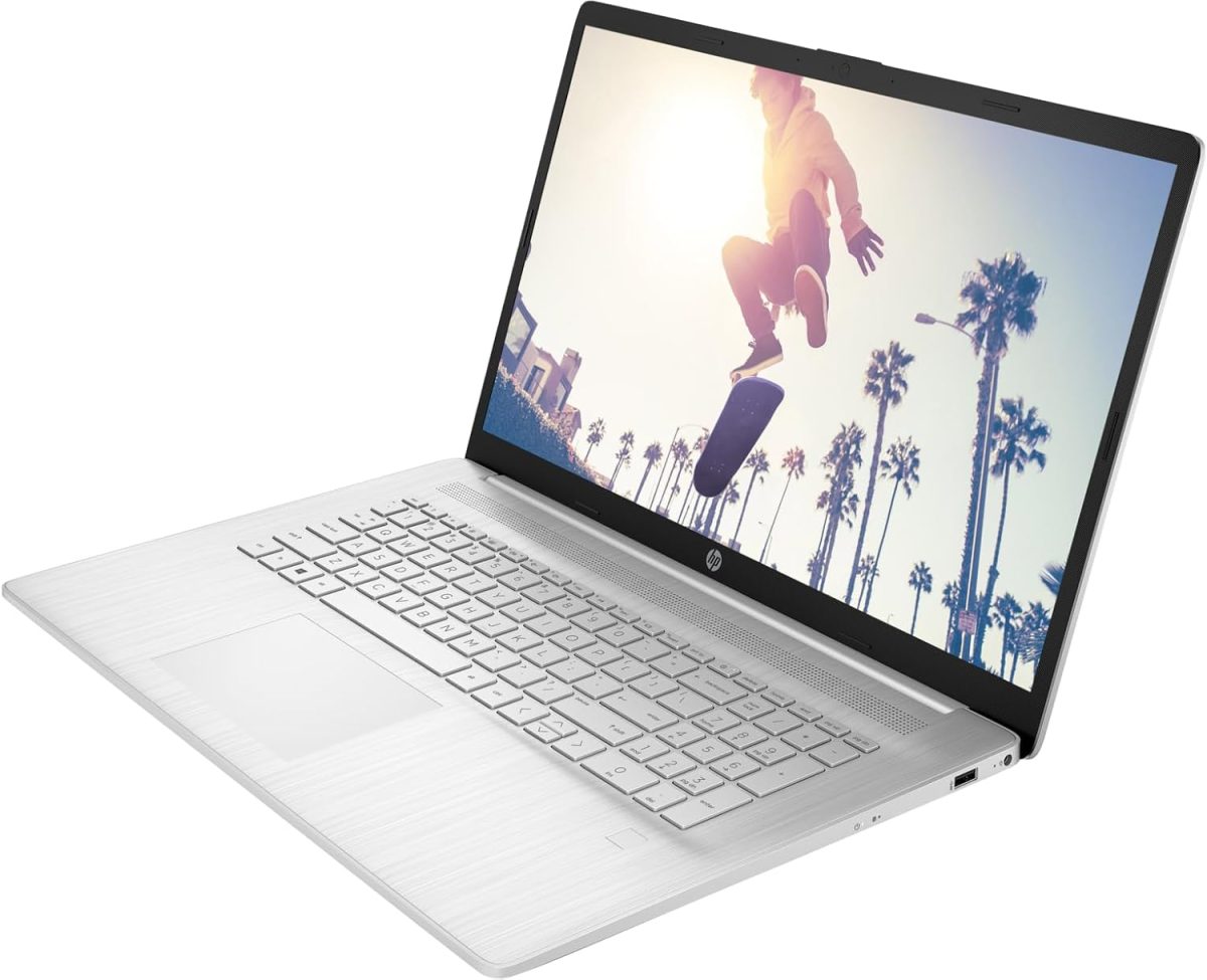 ⁦HP 17t-cn300 17.3" FHD (1920x1080) IPS Laptop 2024 New | Intel i5-1334U 10-Core | Intel Iris Xe Graphics | Backlit Keyboard | Fingerprint | Wi-Fi 6 | 8GB DDR4 512GB SSD | Win11 Home⁩ - الصورة ⁦5⁩