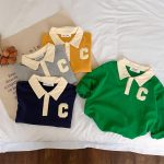 ⁦L&Wen Boys Long Sleeve Polo Shirt⁩ - الصورة ⁦3⁩
