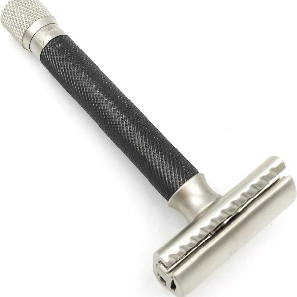 Parker safety razor Variant Adjustable Black + 5 Razor Blades