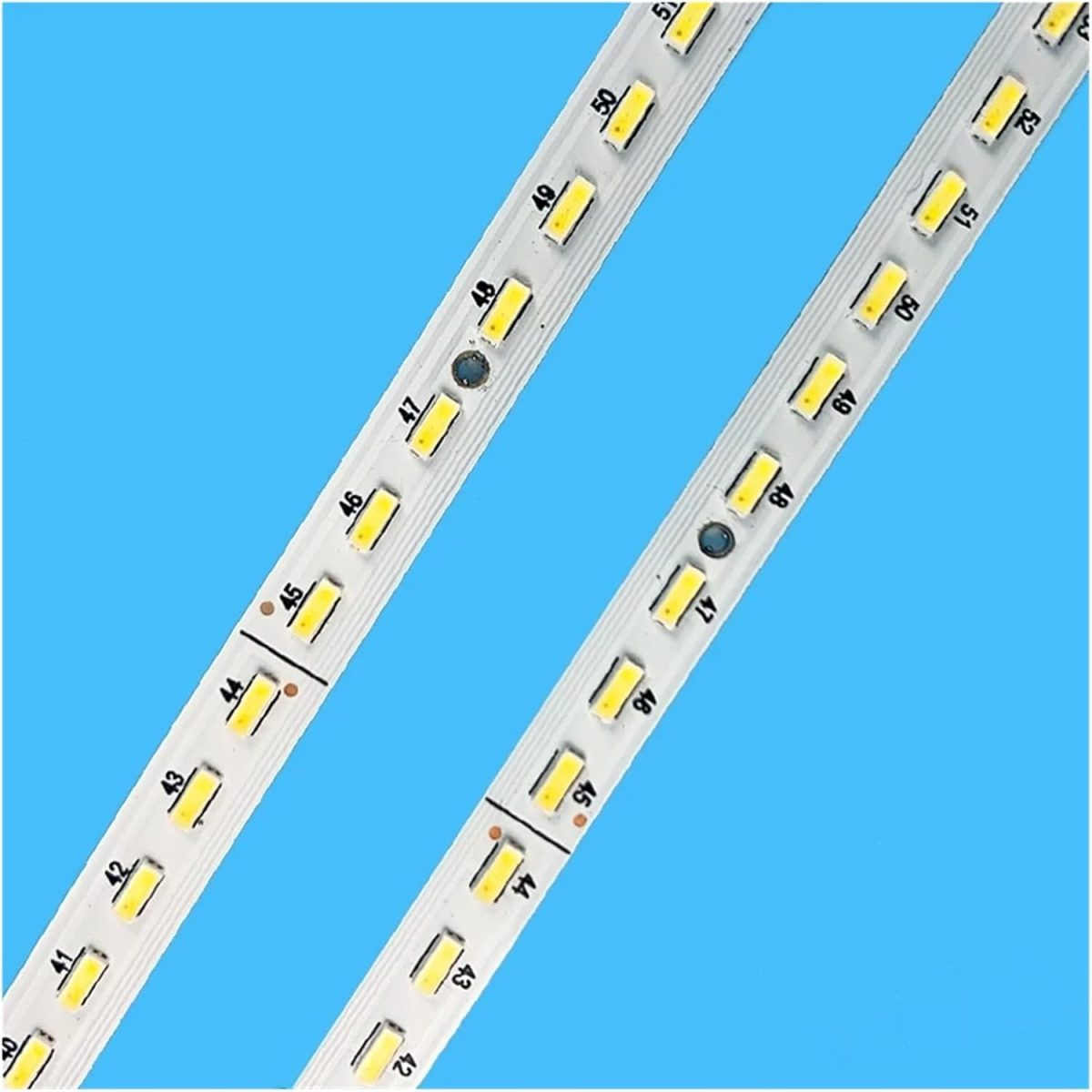 ⁦XSGZFC New 2PCS/lot 453mm For 40" TV backlight 40AL800 40EL100C V400HJ2-LE2 E187565 V400H2-LE2-TLEM2 TLEM2 V400H2-LE2-TREM2 TREM1⁩ - الصورة ⁦2⁩