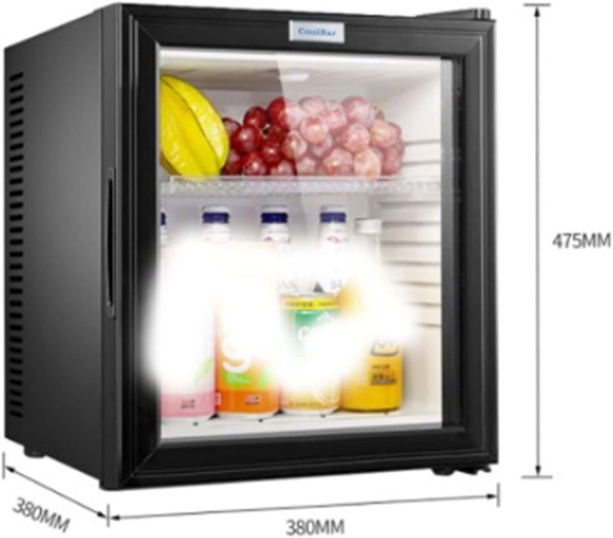 ⁦Avcbno Wine cooler Led refrigeration light luxury refrigerators Beverage Refrigerator⁩ - الصورة ⁦2⁩