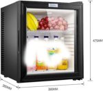 ⁦Avcbno Wine cooler Led refrigeration light luxury refrigerators Beverage Refrigerator⁩ - الصورة ⁦2⁩