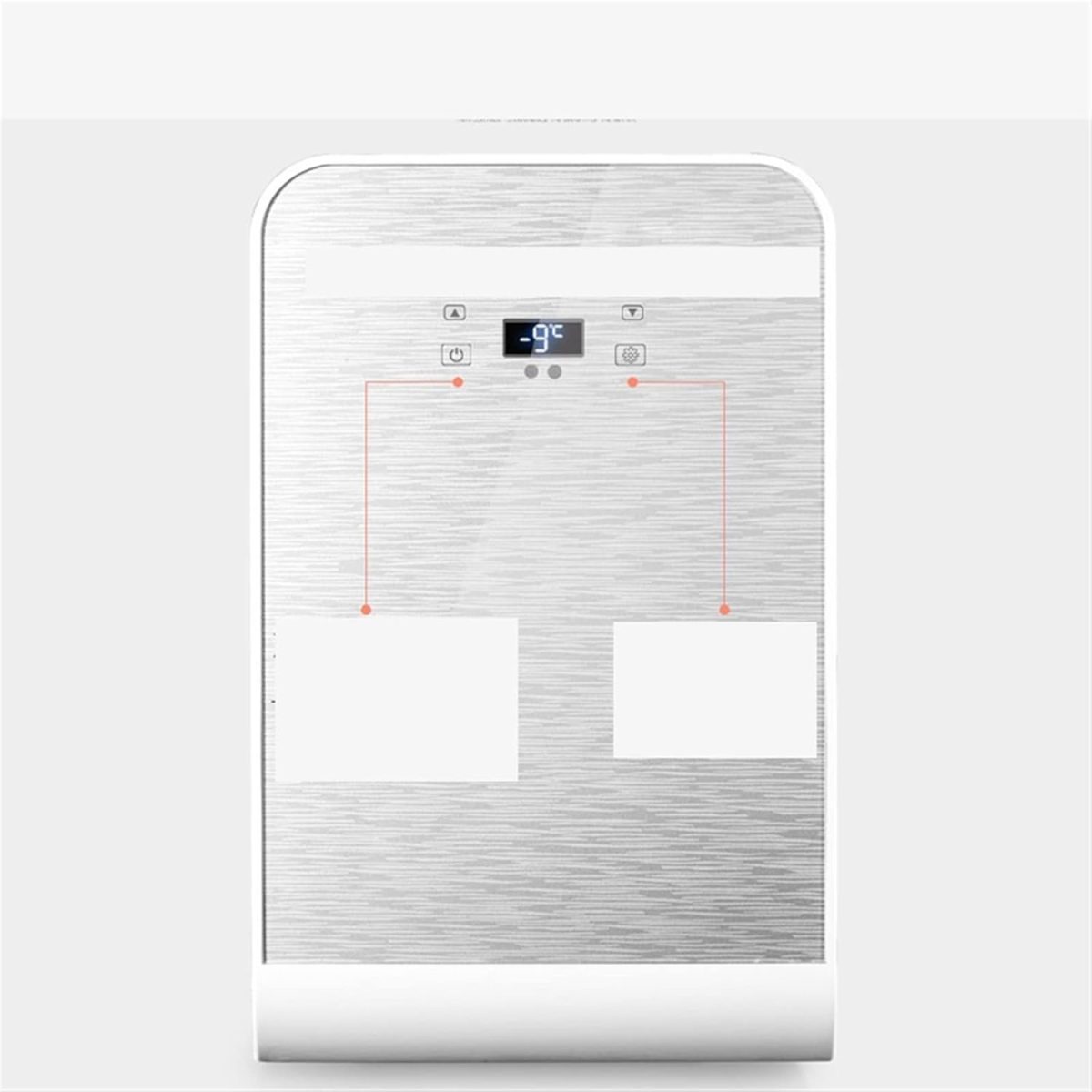⁦QBNZAXC Mini fridge Refrigerator Refrigeration Heating Dual-use Refrigerator Mini Portable Dormitory Apartment Small Refrigerator⁩ - الصورة ⁦2⁩