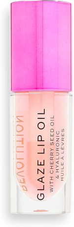 ⁦Revolution Beauty London, Glaze Lip Oil, Nourishing Glam Pink, 4.6ml⁩ - الصورة ⁦2⁩