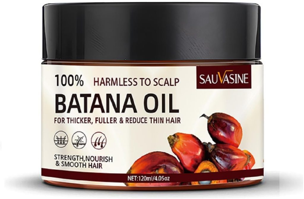 Organic Batana Oil for Hair Growth & Repair - Pure, Unrefined, Natural Hair Treatment Oil from Honduras - Nourishes & Strengthens Hair for Men & Women (120ML)