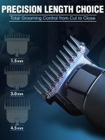 ⁦VGR V-933 Professional Corded & Cordless Hair Trimmer Runtime:500 minutes (Black)⁩ - الصورة ⁦5⁩