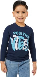 Styli Boys Graphic Print Round Neck T-Shirt