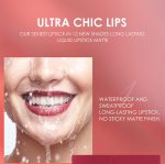 ⁦BestLand 12Pcs Matte Liquid Lipstick + Lip Liner Pens Set, Velvety Nude Lip Stain Waterproof Long Wear Makeup Gift Set⁩ - الصورة ⁦6⁩