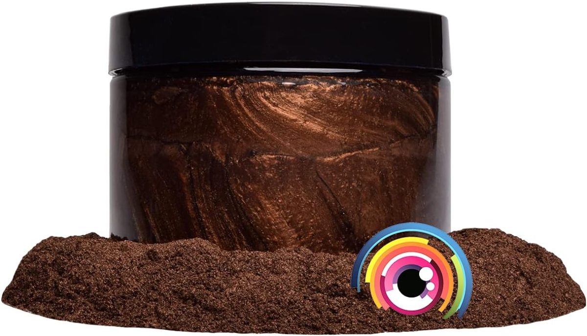 ⁦Eye Candy Bokuto Brown Mica Powder Pigment (25g) Multipurpose DIY Arts and Crafts Additive | Woodworking, Epoxy, Resin, Bath Bombs, Soap, Nail Polish, Lip Balm⁩ - الصورة ⁦3⁩