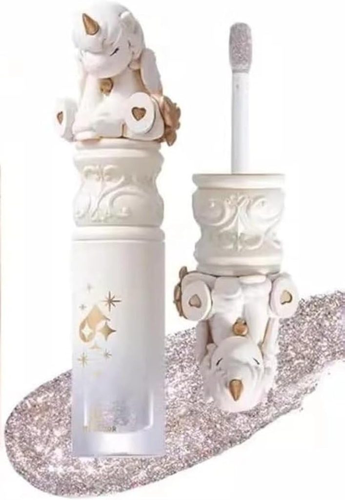 Cute Rumor Unicorn Series Glitter Liquid Eyeshadow - Shimmering Flash, Bright Pearlescent - 3.2g (U01)