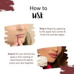 ⁦Liquid Mousse Lipstick - Irish Coffee Matte Finish | Lightweight, Non-Sticky, Non-Drying,Transferproof, Waterproof | Lasts Up To 12 Hours With Vitamin E And Jojoba Oil - 6Ml⁩ - الصورة ⁦2⁩